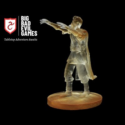 Human Male Ghost Miniatute | 28mm Scale perfect for D&D, pathfinder and other tabletop games