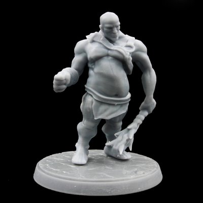 Hill Giant Miniature | Perfectly scaled for 25mm scale for D&D - 62mm (2.5'?) base size diameter