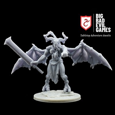 Orcus The Demon Lord Miniature | 28mm scale perfect for D&D, Pathfinder and other RPGs