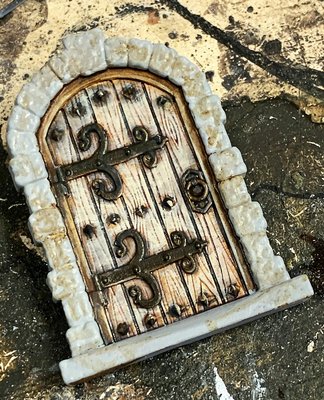 Resin Dungeon Doors x2 | Miniature Terrain