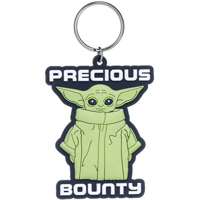 Star Wars - Mandalorian | Grogu Precious Bounty Official Rubber Keyring