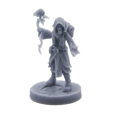 Onyx The Undieing Pact of the Tome Warlock | 32mm Scale Miniature