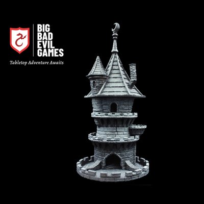 Wizard Dice Tower | High Quality 3D printed Dice Roller perfect for all standard dice