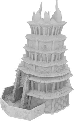 Drow Dice Tower | High Quality 3D printed Dice Roller perfect for all standard dice