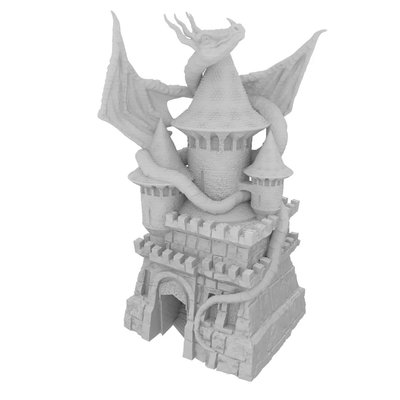 Master Dragons Dice Tower | High Quality 3D printed Dice Roller perfect for all standard dice