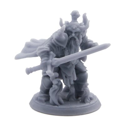 Ragnor Dwarven Shadow Knight | 32mm Scale Miniature