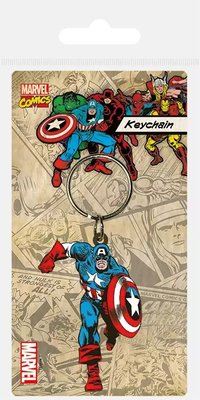 Marvel | Captain America Official Rubber Keyring