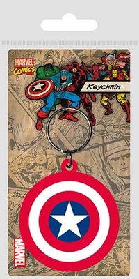 Marvel | Captain America Official Rubber Keyring