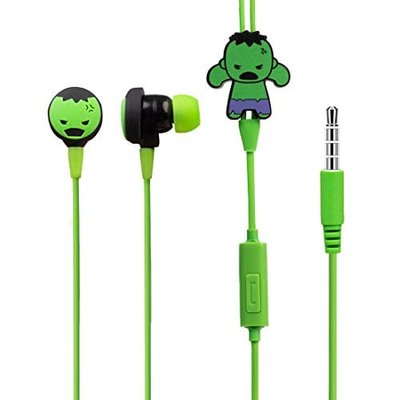 Marvel in-Ear Earphone | Hulk Chibi Silicone Headphones