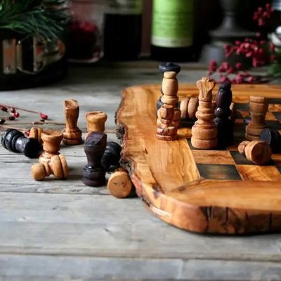 Premium Handmade Chess Board and pieces