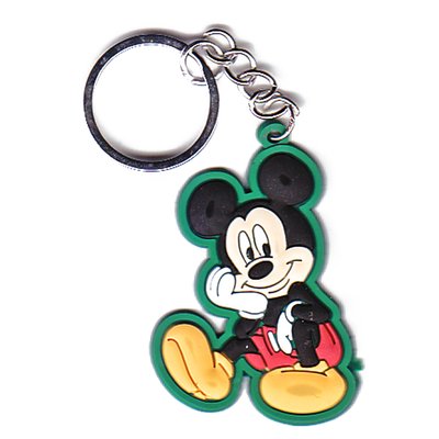 Mickey Mouse (Green) | Mickey and Friends Official Rubber Keyring