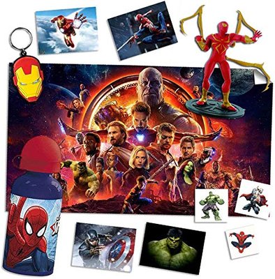 Marvel Avengers Superhero kids gift bundle - contains x11 items
