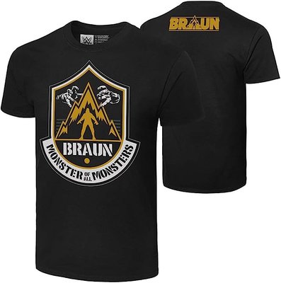 WWE Braun Strowman "Monsters of Monsters" T-Shirt - Mens Small