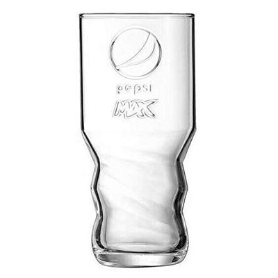 Pepsi Max Pint Glass Highball Embossed