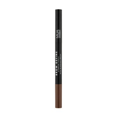 MUA Makeup Brow Define Eyebrow Pencil With Blending Brush, Twist Up Auburn Vegan