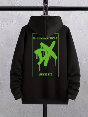 WWE ''D-GENERATION X - SUCK IT'' Fleece Hoodie Drawstring