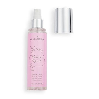 Revolution Setting Spray | Unicorn Heart Glow Mist - I Heart Revolution Glitter