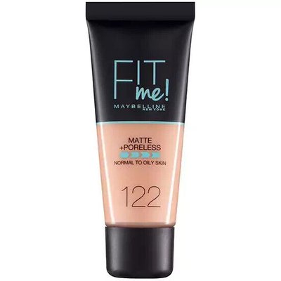 Maybelline New York Fit Me Matte Poreless Foundation 30ML - Shade 122
