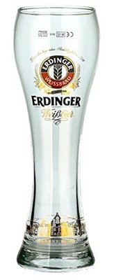 One Erdinger Weisbier Half Pint Glass (1 Glass)