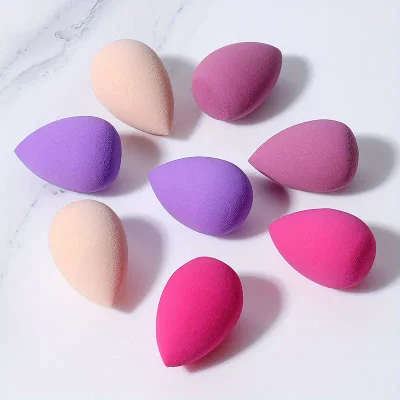 Multicolour Professional Mini Makeup Sponge Blender Set x8 for Perfectly Blended Powder