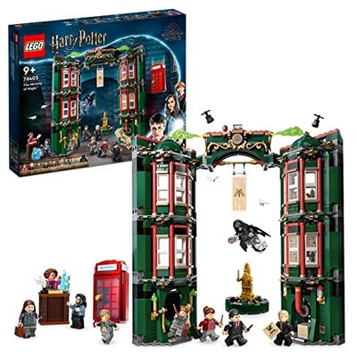 LEGO 76403 Harry Potter The Ministry of Magic Modular Model Building Toy with 12 Minifigures
