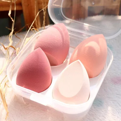 Deluxe 4 Pcs Makeup Blender Sponge Set with box