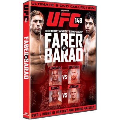 UFC 149 - Faber vs. Barao DVD (2 Discs) - Ultimate Fighting Championship