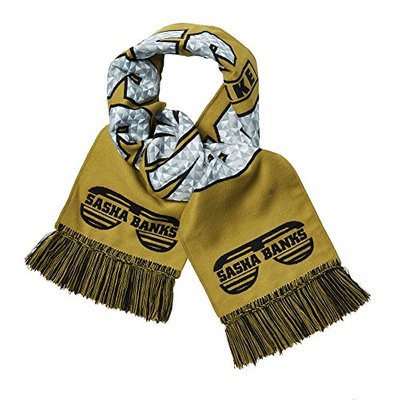 WWE Sasha Banks "Bosses Make Bank" Scarf - Yellow -