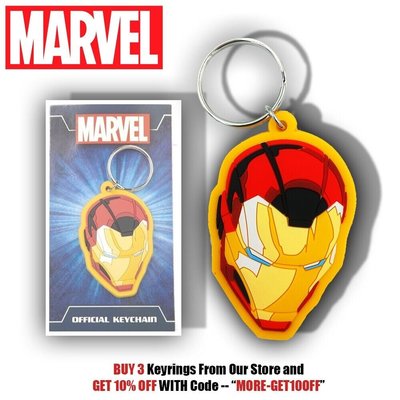 Marvel | Iron Man Official Rubber Keyring - Keychain