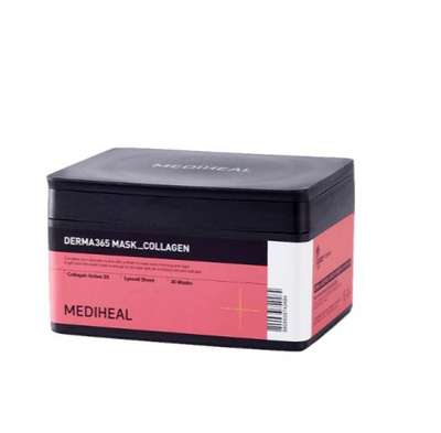 Mediheal Derma 365 Mask Collagen | Anti-Wrinkles Firming Lifting 30 Sheets