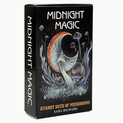 Midnight Magic - A Tarot Deck Of Fantasy Mushrooms | By Sara Richard (78 cards)