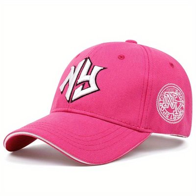 Womens Pink New York NY Baseball Cap - Hip Hop Streetwear