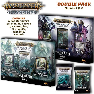 Warhammer Age Of Sigmar: Champions Warband Collectors Double Pack - Series 1 & 2