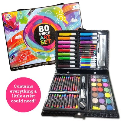 Project Craft - 80 Piece Art Set