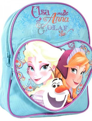 Frozen Kids Rucksack with Front Pocket - Elsa, Anna & Olaf - Back To School Disney