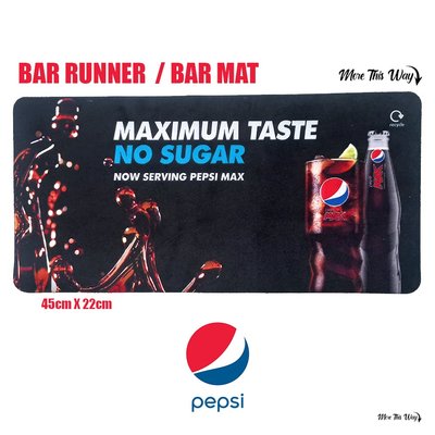 Pepsi Max Bar Runner / Mat, Durable & Non-Slip