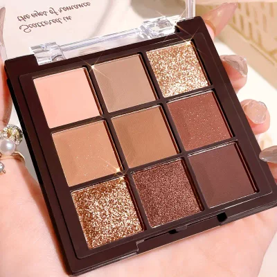 Hisyi Mocha Chocolate 9-Shade Eyeshadow Palette