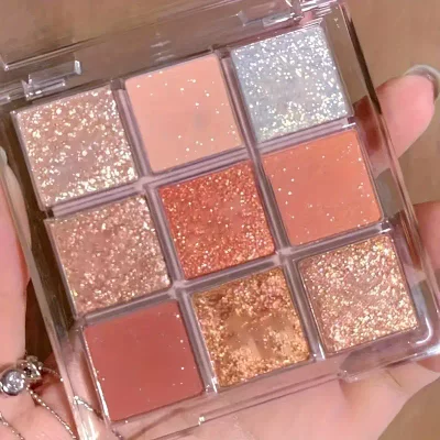 K'apeine 9 Color Orange Brown Eyeshadow Palette - 02