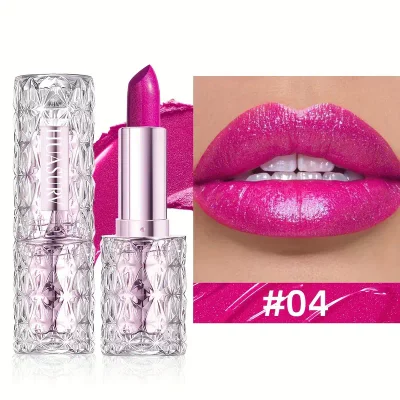 HUASURV Moisturising Shimmer Lipstick #04