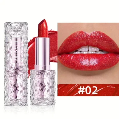 HUASURV Moisturising Shimmer Lipstick #02