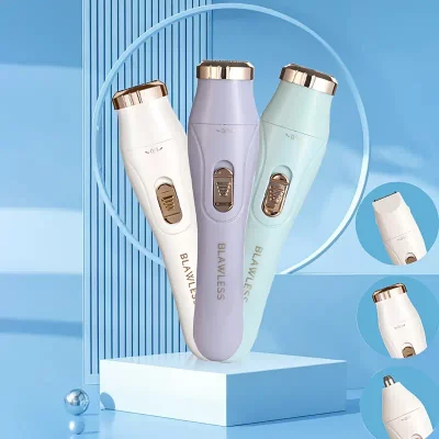 Ladies 3-in-1 Electric Hair Removal Set | USB Rechargeable Face, Nose & Body Hair trimmer