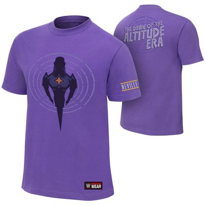 WWE Neville "Attitude Era" Authentic T-Shirt Purple