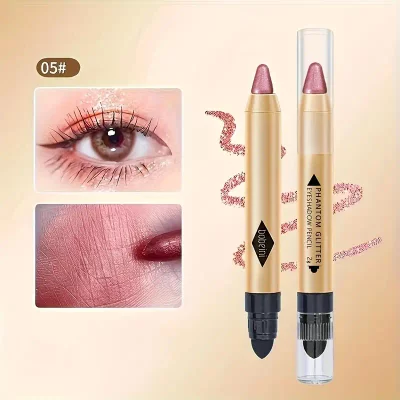 Bobeini Double-Headed Shimmer Eyeshadow Stick - Blush #05