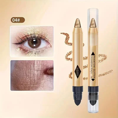 Bobeini Double-Headed Shimmer Eyeshadow Stick - Copper #04