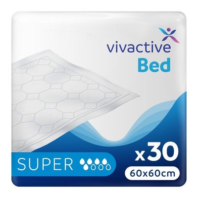 Vivactive Bed and Chair Disposable Pads 60cm x 60cm - 30 Pack