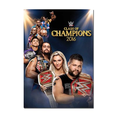 WWE Clash Of The Champions 2016 Event Poster | Official WWE Wall Art A4 A3