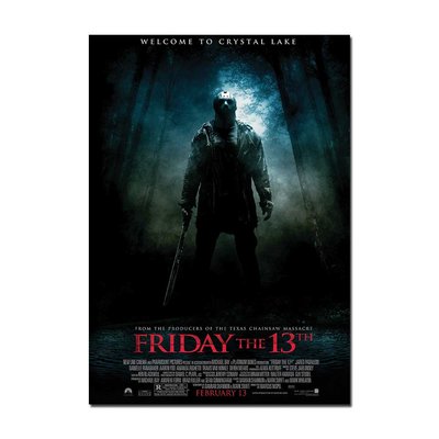 Friday The 13th Movie Poster | Official Cinema Wall Art – Film Prints A4 A3