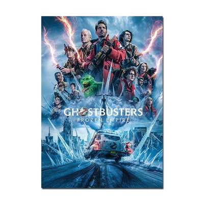 Ghostbusters Frozen Empire Movie Poster | Official Cinema Wall Art – A4 A3