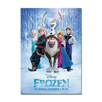 Disney Frozen Movie Poster | Official Cinema Wall Art – Film Prints A4 A3