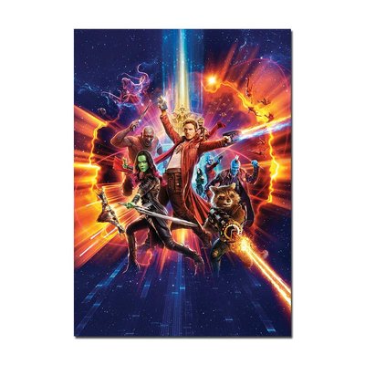 Guardians of the Galaxy VOL.2 Movie Poster | Official Marvel Wall Art – A4 A3